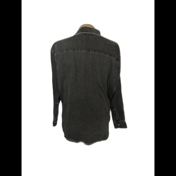 Vintage 90’s Dagger And Rose Celtic Circle Embroidered Shirt - Picture 3 of 4